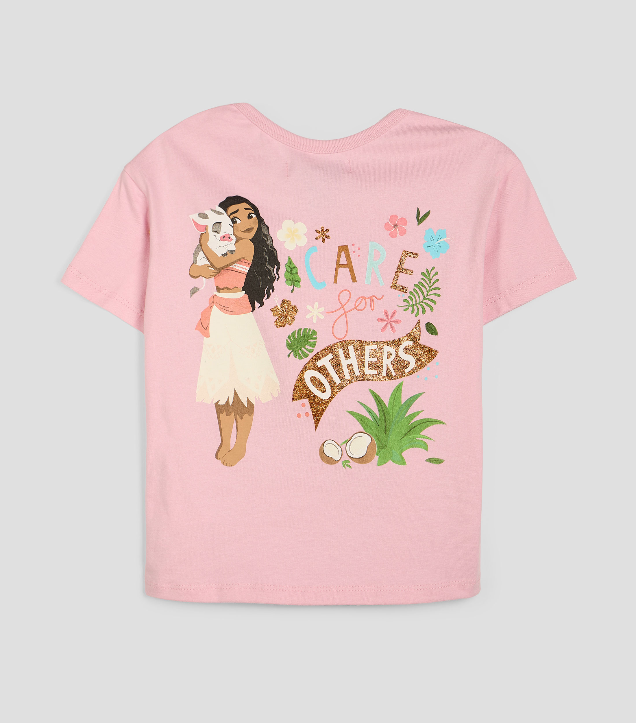 Playera cuello redondo manga corta lisa Niña